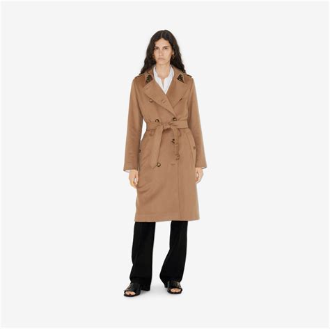 kensington trench coat cashmere blend